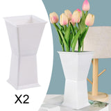 Maxbell 2x Flower Arrangement Bases Floral Fixing Base for Party Wedding Flower Shop Large