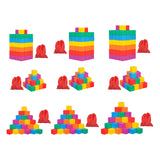 Maxbell Counting Sorting Cube Blocks Math Toy Stacking Toy for Homeschooling Daycare 2cm 30pcs