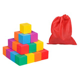 Maxbell Counting Sorting Cube Blocks Math Toy Stacking Toy for Homeschooling Daycare 2cm 30pcs