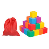 Maxbell Counting Sorting Cube Blocks Math Toy Stacking Toy for Homeschooling Daycare 2cm 30pcs