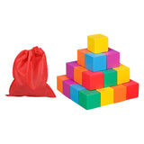 Maxbell Counting Sorting Cube Blocks Math Toy Stacking Toy for Homeschooling Daycare 2.5cm 30pcs