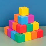 Maxbell Counting Sorting Cube Blocks Math Toy Stacking Toy for Homeschooling Daycare 3cm 30pcs