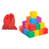 Maxbell Counting Sorting Cube Blocks Math Toy Stacking Toy for Homeschooling Daycare 3cm 30pcs