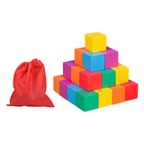 Maxbell Counting Sorting Cube Blocks Math Toy Stacking Toy for Homeschooling Daycare 3cm 30pcs