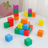 Maxbell Counting Sorting Cube Blocks Math Toy Stacking Toy for Homeschooling Daycare 3cm 50pcs