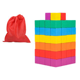 Maxbell Counting Sorting Cube Blocks Math Toy Stacking Toy for Homeschooling Daycare 3cm 100pcs