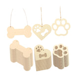 Maxbell 36x Unfinished Blank Wood Pieces for Party Decoration Crafting Embellishment