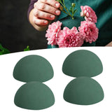 Maxbell 4 Pieces Floral Foam Rounds Portable for Birthday Themed Party Bridal Shower