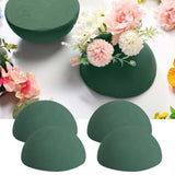 Maxbell 4 Pieces Floral Foam Rounds Portable for Birthday Themed Party Bridal Shower