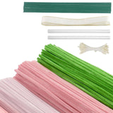 Maxbell Pipe Cleaners Craft Supplies Creative for Holiday Wedding Art Craft Projects Pink
