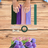 Maxbell Pipe Cleaners Craft Supplies Creative for Holiday Wedding Art Craft Projects Purple
