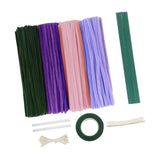 Maxbell Pipe Cleaners Craft Supplies Creative for Holiday Wedding Art Craft Projects Purple
