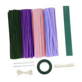 Maxbell Pipe Cleaners Craft Supplies Creative for Holiday Wedding Art Craft Projects Purple