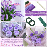 Maxbell Pipe Cleaners Craft Supplies Creative for Holiday Wedding Art Craft Projects Blue