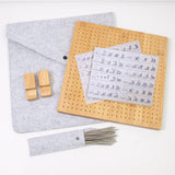 Maxbell Crochet Blocking Board with Pins for Beginners Gift for Mother Grandmothers
