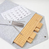 Maxbell Crochet Blocking Board with Pins for Beginners Gift for Mother Grandmothers