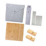 Maxbell Crochet Blocking Board with Pins for Beginners Gift for Mother Grandmothers