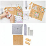 Maxbell Crochet Blocking Board with Pins for Beginners Gift for Mother Grandmothers