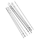 Maxbell 12 Pieces Scroll Saw Blades Manual Cutting Tools for Crafts Carpentry Sawing Diameter 0.7mm