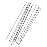 Maxbell 12 Pieces Scroll Saw Blades Manual Cutting Tools for Crafts Carpentry Sawing Diameter 1.05mm