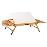 Maxbell Wooden Jigsaw Puzzle Table Foldable Puzzle Easel Tilting Jigsaw Puzzle Board