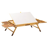 Maxbell Wooden Jigsaw Puzzle Table Foldable Puzzle Easel Tilting Jigsaw Puzzle Board