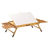 Maxbell Wooden Jigsaw Puzzle Table Foldable Puzzle Easel Tilting Jigsaw Puzzle Board