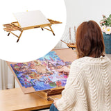 Maxbell Wooden Jigsaw Puzzle Table Foldable Puzzle Easel Tilting Jigsaw Puzzle Board
