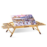 Maxbell Wooden Jigsaw Puzzle Table Foldable Puzzle Easel Tilting Jigsaw Puzzle Board
