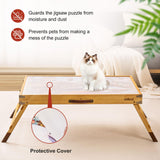 Maxbell Wooden Jigsaw Puzzle Table Foldable Puzzle Easel Tilting Jigsaw Puzzle Board