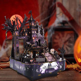 Maxbell Wooden Music Box Creative Holiday Gift Idea for Living Room Shelf Decoration
