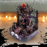 Maxbell Wooden Music Box Creative Holiday Gift Idea for Living Room Shelf Decoration