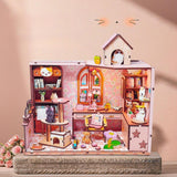 Maxbell DIY Doll Houses with Furniture 3D Wooden Puzzle for Adults Boy Girls Friends