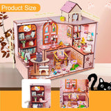 Maxbell DIY Doll Houses with Furniture 3D Wooden Puzzle for Adults Boy Girls Friends