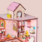 Maxbell DIY Doll Houses with Furniture 3D Wooden Puzzle for Adults Boy Girls Friends