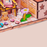 Maxbell DIY Doll Houses with Furniture 3D Wooden Puzzle for Adults Boy Girls Friends