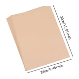 Maxbell 50 Pieces Braille Writing Paper Fingerboard Writing Paper for Home Men Women