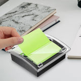Maxbell Sticky Note Dispenser Desktop Reusable Note Container for Home Workers Study