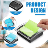 Maxbell Sticky Note Dispenser Desktop Reusable Note Container for Home Workers Study