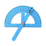 Maxbell 5Pcs Wood Angle Ruler DIY Kit Math Learning for Homeschooling Children Kids