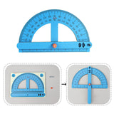 Maxbell 5Pcs Wood Angle Ruler DIY Kit Math Learning for Homeschooling Children Kids