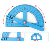 Maxbell 5Pcs Wood Angle Ruler DIY Kit Math Learning for Homeschooling Children Kids