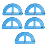 Maxbell 5Pcs Wood Angle Ruler DIY Kit Math Learning for Homeschooling Children Kids