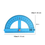 Maxbell 5Pcs Wood Angle Ruler DIY Kit Math Learning for Homeschooling Children Kids