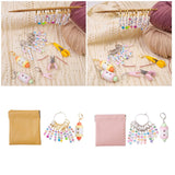 Maxbell Letter Stitch Markers Knitting Stitch Markers for Sewing Crochet Attachments Yellow