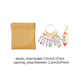 Maxbell Letter Stitch Markers Knitting Stitch Markers for Sewing Crochet Attachments Yellow