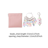 Maxbell Letter Stitch Markers Knitting Stitch Markers for Sewing Crochet Attachments Pink