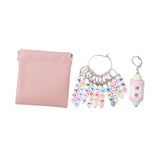 Maxbell Letter Stitch Markers Knitting Stitch Markers for Sewing Crochet Attachments Pink