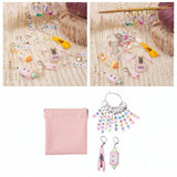 Maxbell Letter Stitch Markers with Scissors Locking Stitch Marker for Crochet Sewing Pink