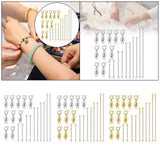 Maxbell Magnetic Necklace Clasp and Closures Crafts Pendant Necklace Chain Extenders Gold